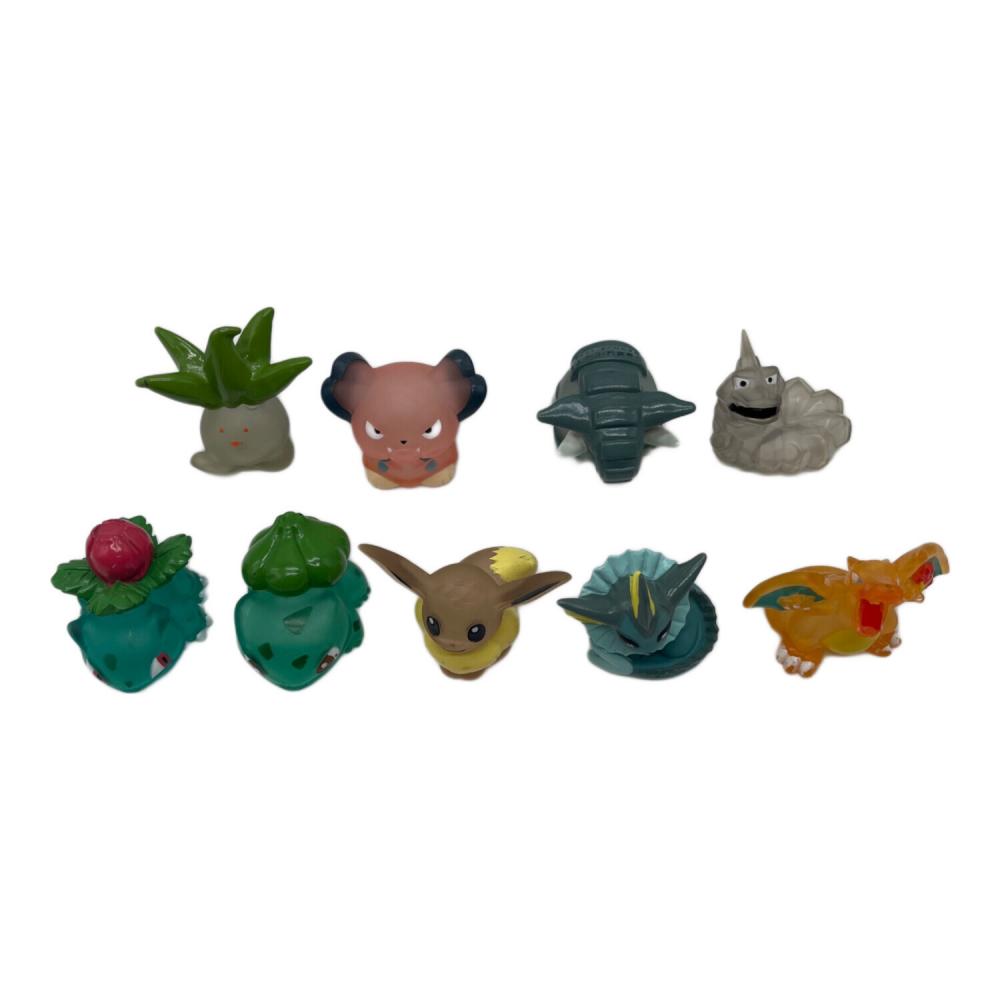 ポケモングッズ @ 9体セット ポケモンキッズ クリアパーツ