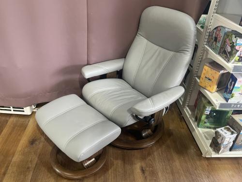 Ekornes (エコーネス) ストレスレスチェア グレー 165 オットマン付 コンサルM