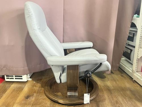 Ekornes (エコーネス) ストレスレスチェア グレー 165 オットマン付 コンサルM