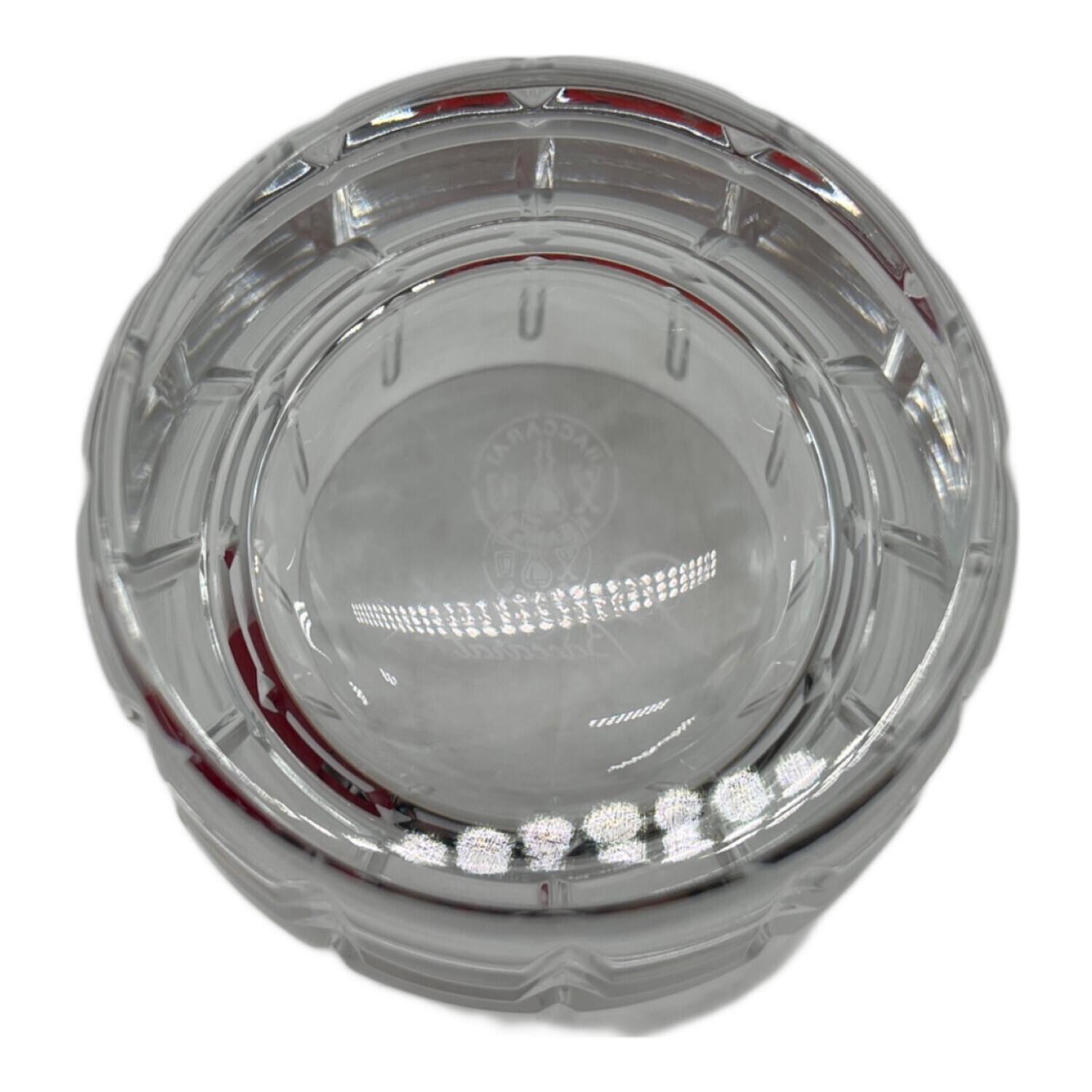 BACCARAT バカラ/※稀少バカラ刻印有　大型蓋物　フロストタイプ Baccarat (バカラ) ロックグラス Adobe刻印有 ベガ 2Pセット
