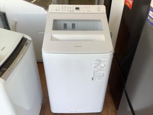 Panasonic (パナソニック) 全自動洗濯機 柔軟剤蓋難有 8.0kg NA-FA8K2-W 2024年製 クリーニング済 50Hz／60Hz