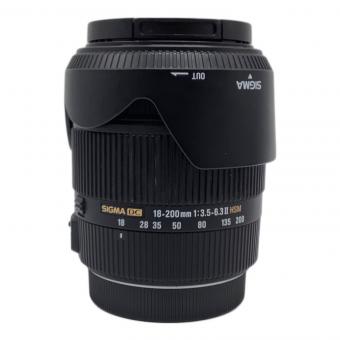 SIGMA (シグマ) ズームレンズ 18-200ｍｍ F3.5-6.3 Ⅱ DC