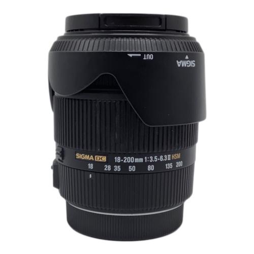 SIGMA (シグマ) ズームレンズ 18-200ｍｍ F3.5-6.3 Ⅱ DC