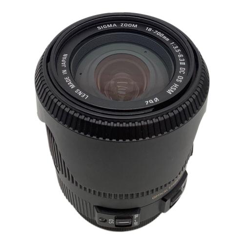 SIGMA (シグマ) ズームレンズ 18-200ｍｍ F3.5-6.3 Ⅱ DC