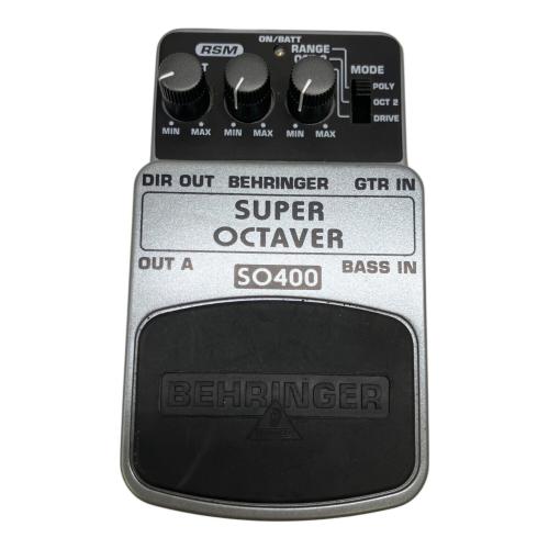 BEHRINGER (ベリンガー) ギターエフェクター スーパーオクターバー SO400 動作確認済み