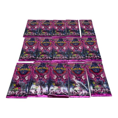 ポケモンカードBOX ※シュリンクなし 強化拡張パック ナイトワンダラー