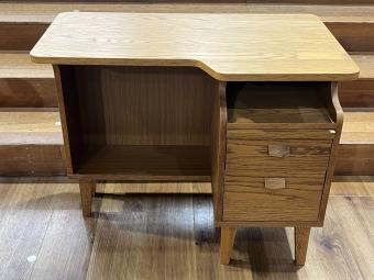 UNICO (ウニコ) デスク ライトブラウン 176 引き出し付 KURT