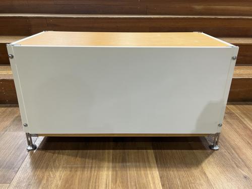 無印良品 (ムジルシリョウヒン) ユニットシェルフ ナチュラル タモ 2段