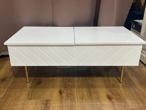 フランフラン　リフティングテーブル Franc franc (フランフラン) リフティングテーブル ホワイト 200