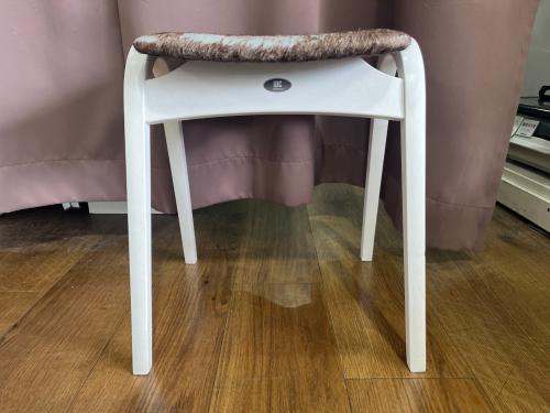 秋田木工 (アキタモッコウ) スツール IDC大塚家具取扱い 1人掛け ハラコ 剣持勇