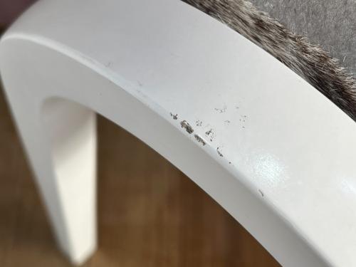 秋田木工 (アキタモッコウ) スツール IDC大塚家具取扱い 1人掛け ハラコ 剣持勇