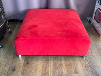 ligne roset (リーンロゼ) ローソファー @ 幅:約100×100㎝ レッド ROSETOPIUM ロゼオピューム  パフ