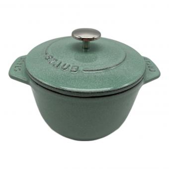 Staub (ストウブ) ラ・ココット de GOHAN　グリーン　12cm