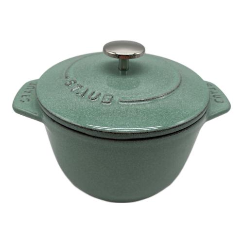 未使用に近い】STAUB ラ・ココット de GOHAN 12cm ブラック Staub