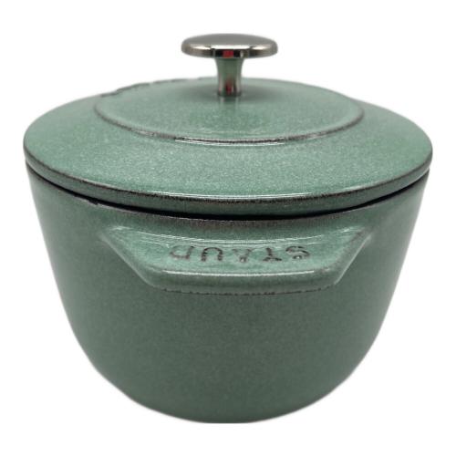 Staub (ストウブ) ラ・ココット de GOHAN グリーン 12cm