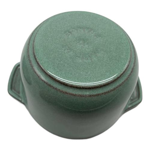 Staub (ストウブ) ラ・ココット de GOHAN グリーン 12cm｜トレファクONLINE