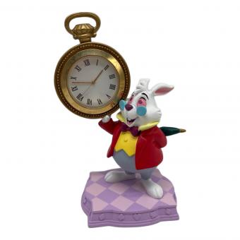 DISNEY (ディズニー) キャラクターグッズ 電池切れ・動作未確認 ふしぎの国のアリス 白うさぎ 時計 Alice in Wonderland 70