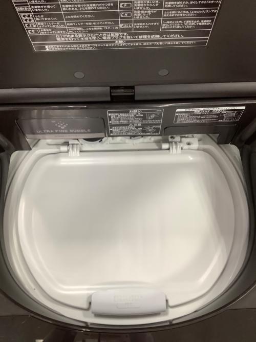 TOSHIBA (トウシバ) 縦型洗濯乾燥機 動作確認済み 10.0kg 5.0㎏ AW-10VH1 2022年製 クリーニング済 50Hz／60Hz