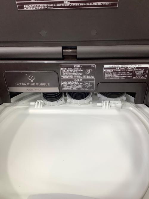 TOSHIBA (トウシバ) 縦型洗濯乾燥機 動作確認済み 10.0kg 5.0㎏ AW-10VH1 2022年製 クリーニング済 50Hz／60Hz