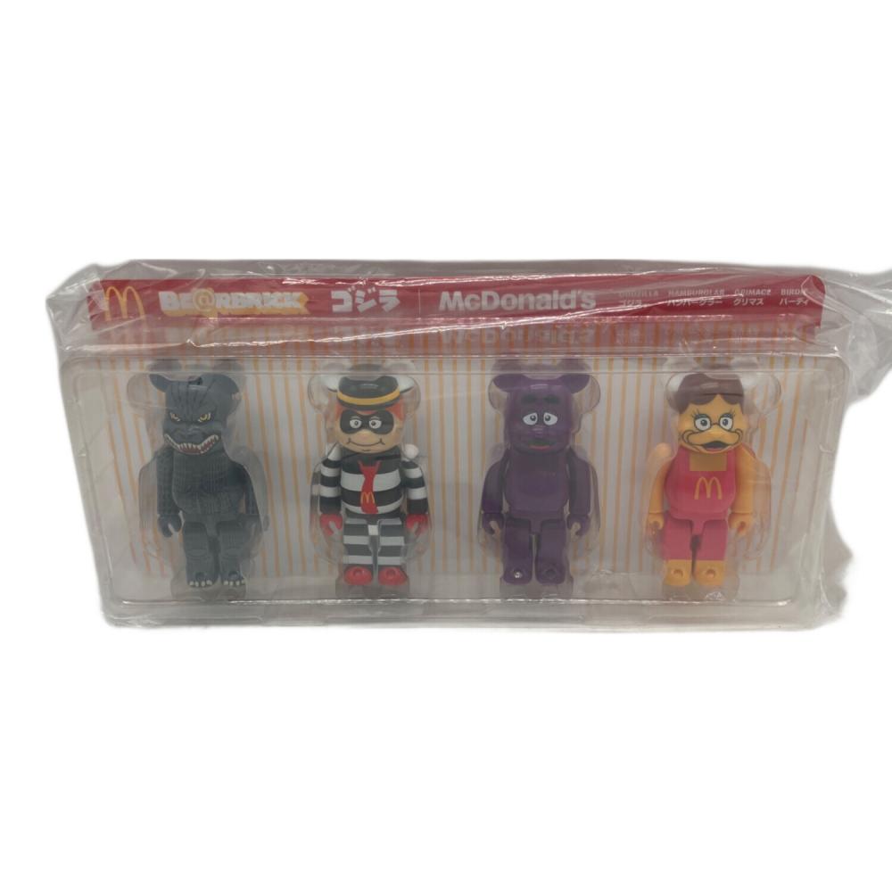 BE@RBRICK - 新品ゴジラVSマクドナルド BE@RBRICK（ベアブリック）10セット BEAR BRICK (ベアブリック) フィギュア ゴジラ マクドナルド 4体