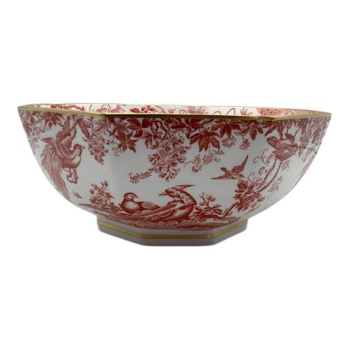 ROYAL CROWN DERBY (ロイヤルクラウンダービー) ボウル レッド レッドエイビス