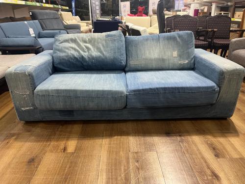 journal standard Furniture (ジャーナルスタンダードファニチャー) 2人掛けソファー インディゴ ダメージ加工 284 ファブリック FRANKLIN