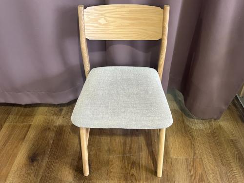 UNICO (ウニコ) ダイニングチェアー ナチュラル×ライトグレー