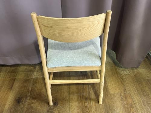 UNICO (ウニコ) ダイニングチェアー ナチュラル×ライトグレー