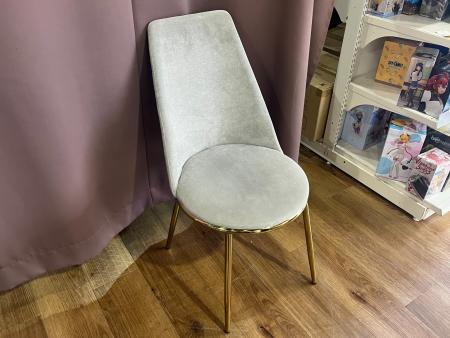 Franc franc (フランフラン) チェア ライトグレー×ゴールド 374