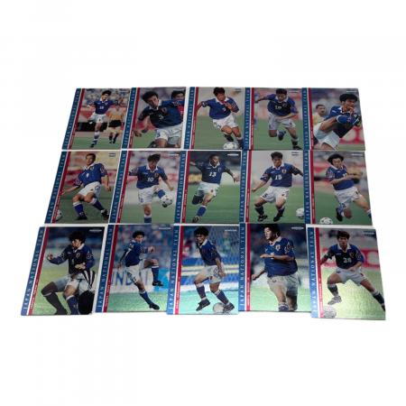 サッカー日本代表オフィシャルカード 1998年・39種類 Jリーグフォト