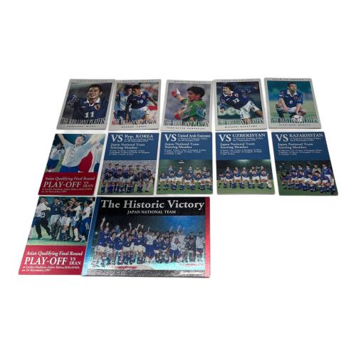 サッカー日本代表オフィシャルカード 1998年・39種類 Jリーグフォト ベースボール・マガジン社