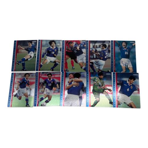 サッカー日本代表オフィシャルカード 1998年・39種類 Jリーグフォト ベースボール・マガジン社