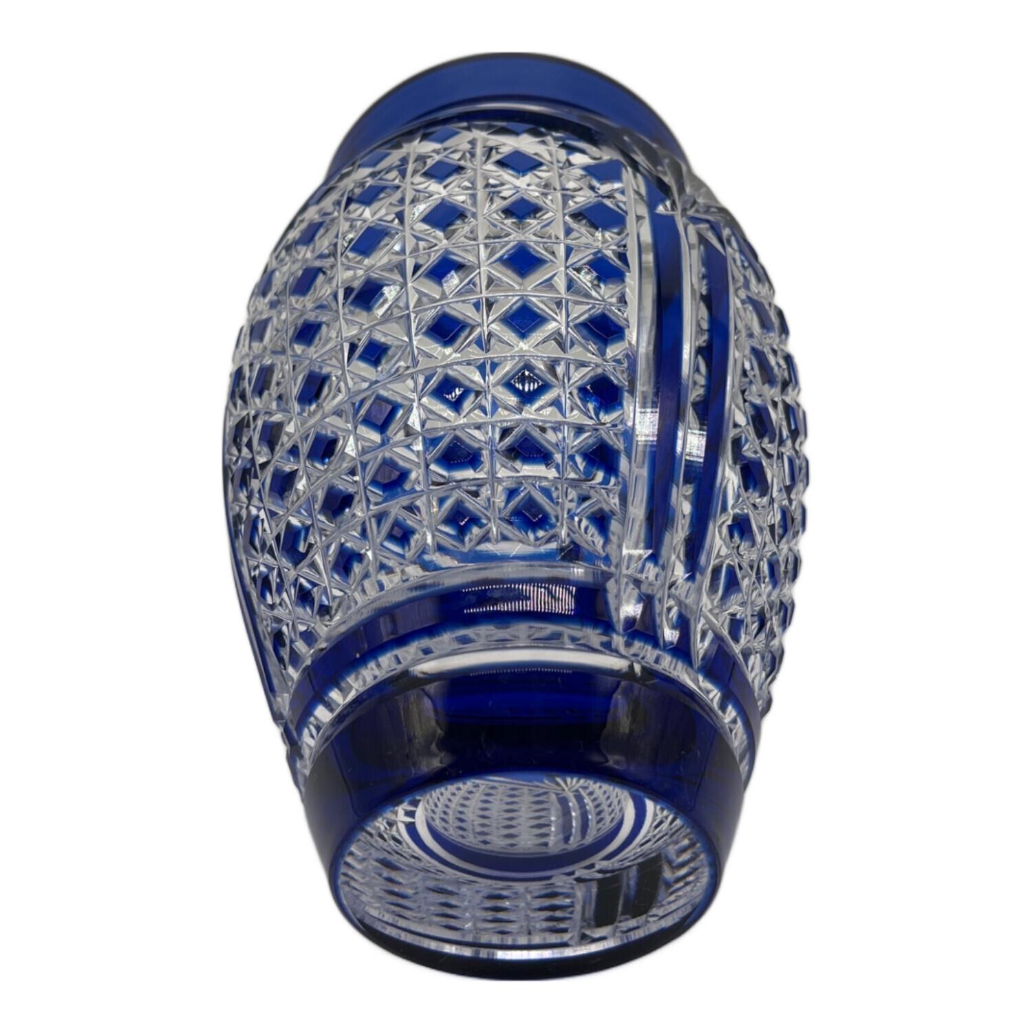 【新品未使用】カガミクリスタル　花器　f457-2568cgr 新品未使用】カガミクリスタル 花器 f457-2568cgr