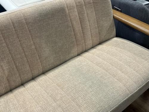 karimoku (カリモク) 2人掛けソファー グレー×ナチュラル 31 ファブリック Chitano