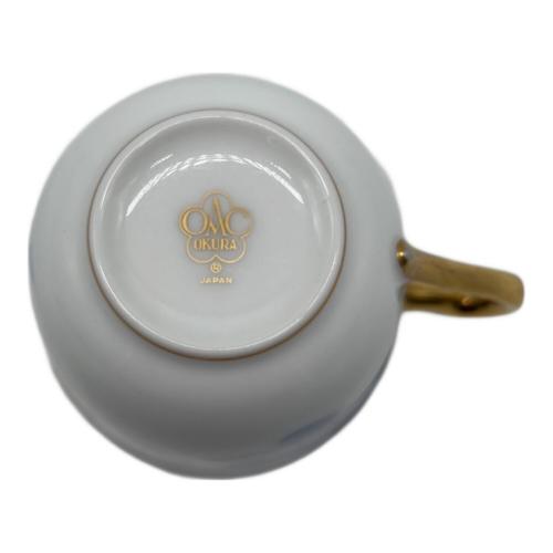 大倉陶園 (オオクラトウエン) カップ&ソーサー ブルーローズ(8011)