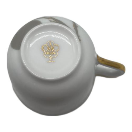 大倉陶園 (オオクラトウエン) カップ&ソーサー 金蝕バラ