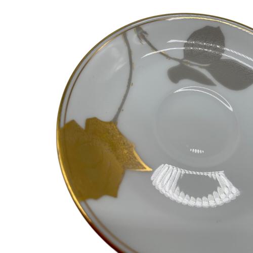 大倉陶園 (オオクラトウエン) カップ&ソーサー 金蝕バラ