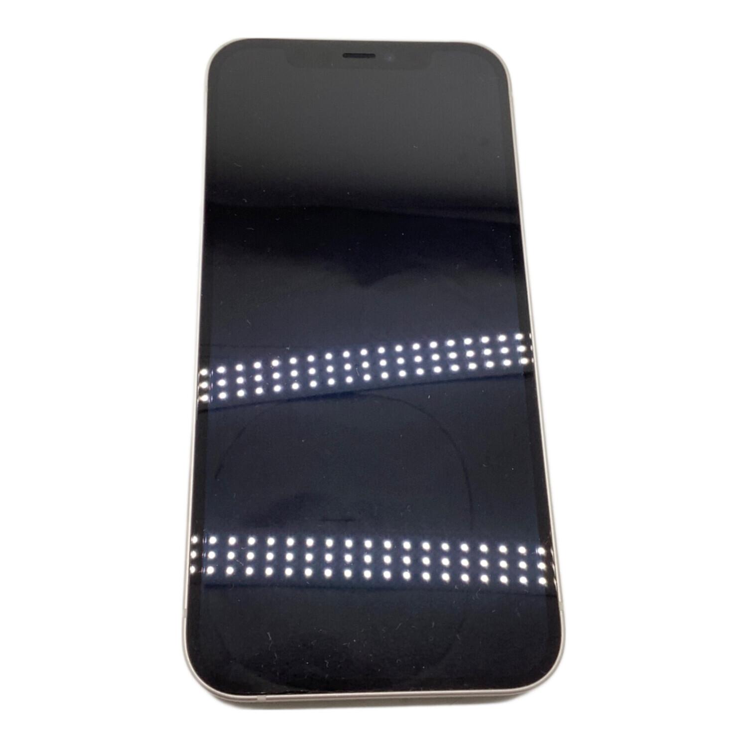 Apple (アップル) iPhone12 ホワイト SIM FREE 修理履歴無し 128GB