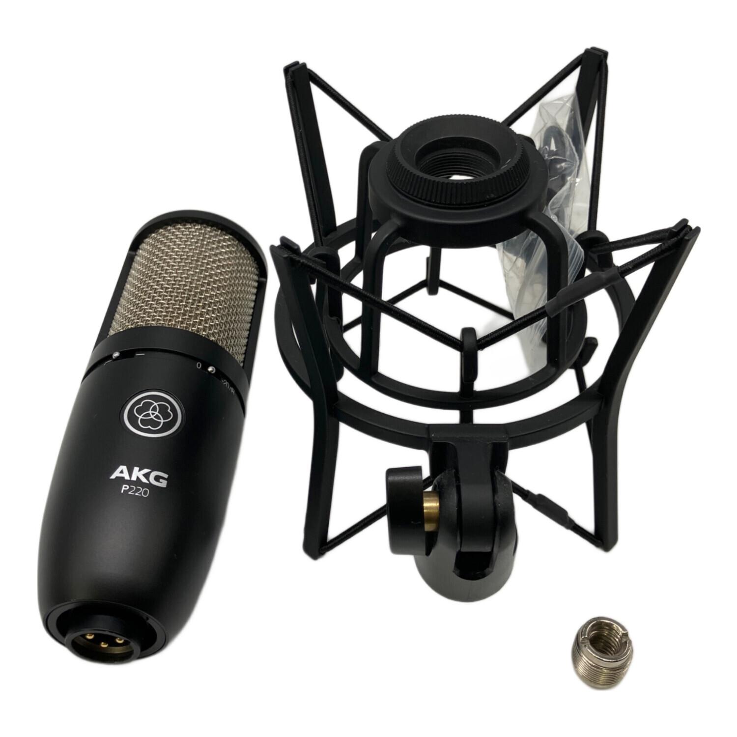 極美品✨AKG アーカーゲー P220 コンデンサーマイク ケース付き AKG (アーカーゲー) コンデンサーマイク P220｜トレファクONLINE