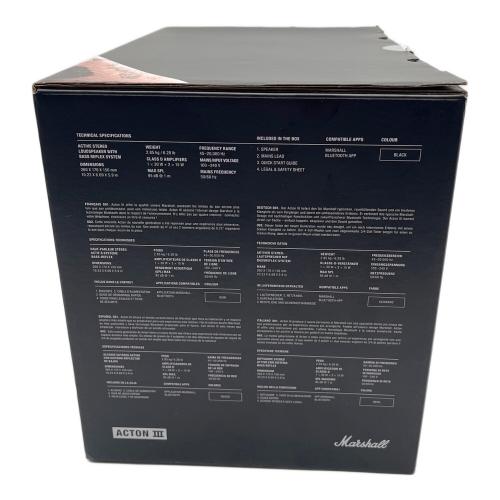 Marshall (マーシャル) スピーカー ACTION III