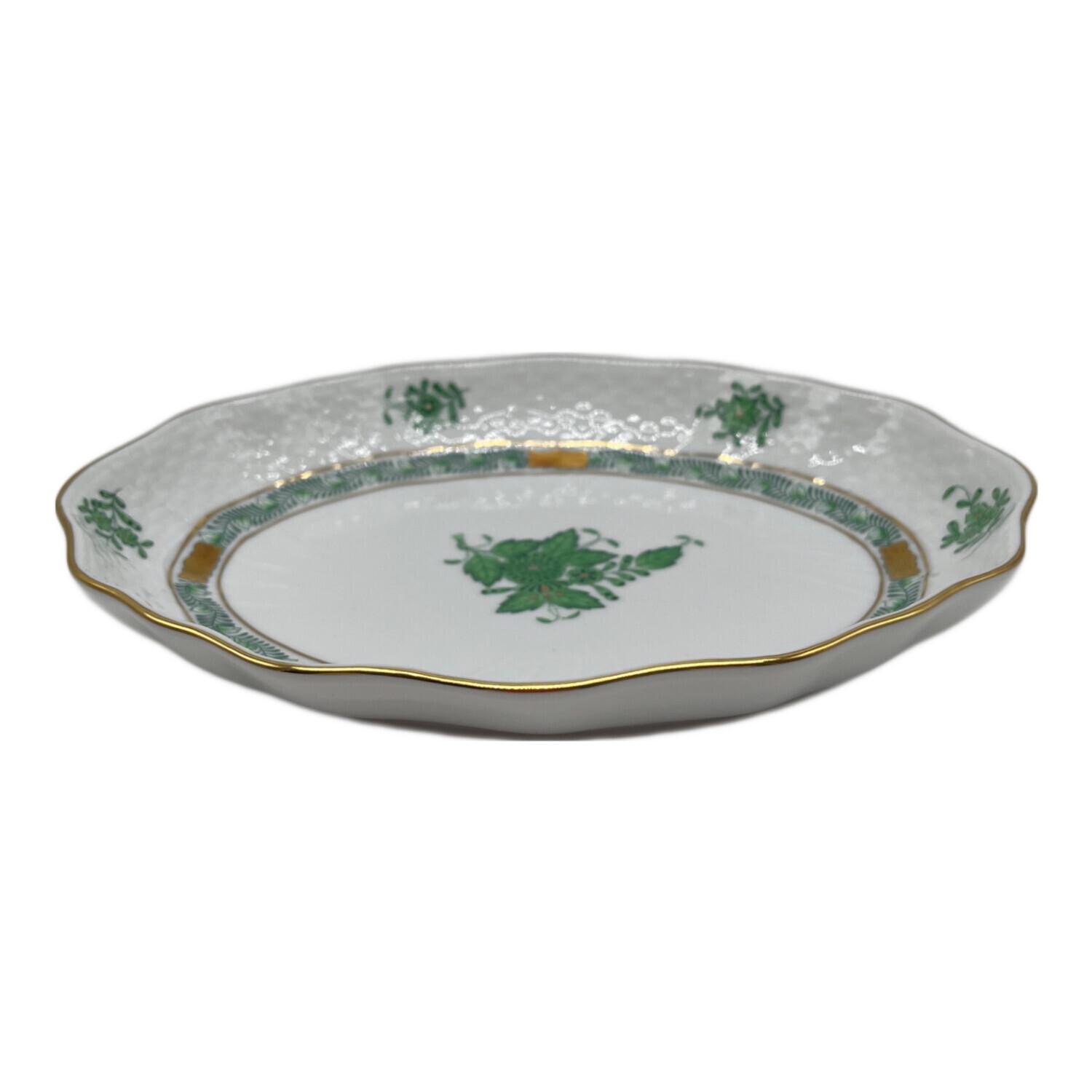 美品 ヘレンド 2枚まとめて プレート アポニー グリーン Herend Herend (ヘレンド) プレート アポニーグリーン｜トレファクONLINE