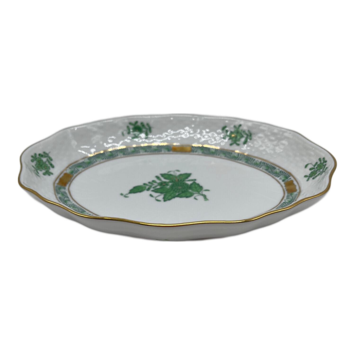 ヘレンド Herend AV アポニーグリーン プレート 大皿　『未使用』 楽天市場】ヘレンド (HEREND) AV アポニーグリーン プレート