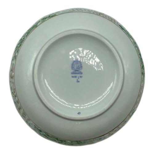 ⑤ 【美品】HEREND インドの華　ディーププレート　ボウル　23cm ⑤ 【美品】HEREND インドの華 ディーププレート ボウル 23cm