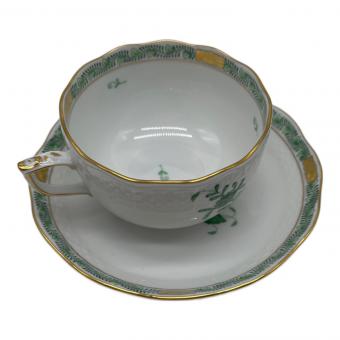 Herend (ヘレンド) カップ&ソーサー アポニーグリーン