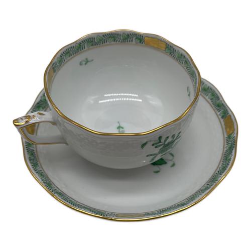 Herend (ヘレンド) カップ&ソーサー アポニーグリーン