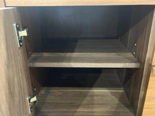 unico ALBERO キャビネット ブラウン UNICO (ウニコ) キャビネット ブラウン 廃盤品 扉・引き出し付