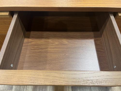 UNICO (ウニコ) キャビネット ブラウン 廃盤品 扉・引き出し付