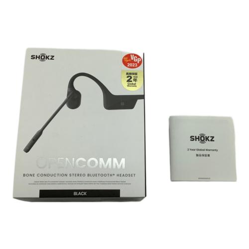 SHOKZ (ショックス) 骨電動ヘッドセット　OpenComm 確認済み