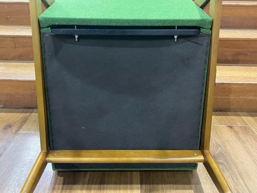 カリモク60 Kチェア モケットグリーン 1シータ W36160GW ファブリック