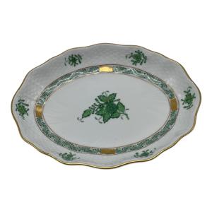 Herend (ヘレンド) ファンシーディッシュ アポニーグリーン